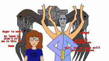 Daria and alien invader