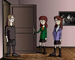 Daria and Lynn meet Jan