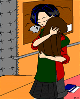 Daria's emotional walls finally crumble as Jane tells her, on her birthday, how glad she was that Daria came into her life.