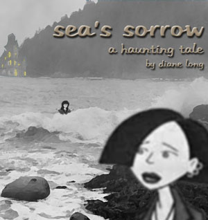 Title image for Sea's Sorrow. Jane discovers Daria being swept out to sea