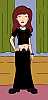 Daria as a goth