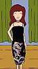 Daria in a D*elia's dress