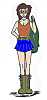 Daria as an anime character