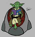 Upchuck as Yoda